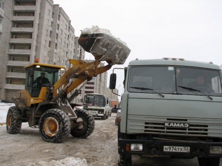 С нижегородских улиц вывезли 15 тысяч кубометров снега