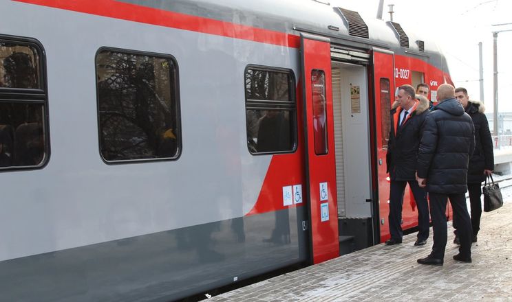 Электричка нового поколения отправилась в первый рейс с нижегородского вокзала - фото 21