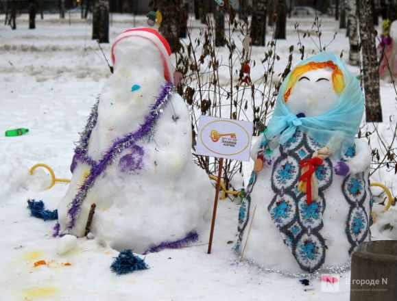 Снежные драконы появились в нижегородском парке Пушкина - фото 6