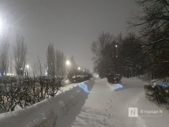 Метель бушует над ночным Нижним Новгородом: опубликованы фотографии - фото 4