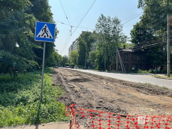 Пробки и раскопки. Проверяем, как ремонтируют трамвайные пути в Нижнем Новгороде - фото 22