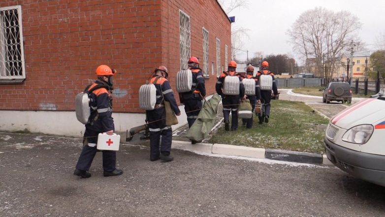 Нижегородские горноспасатели потушили импровизированный пожар в шахте - фото 4