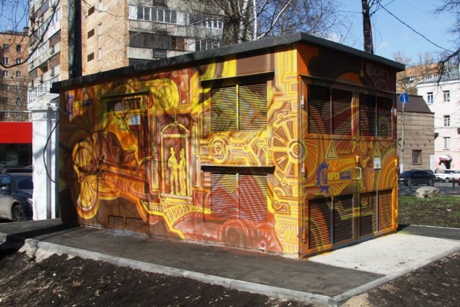 Трансформаторную подстанцию в Нижнем Новгороде украсили граффити - фото 1