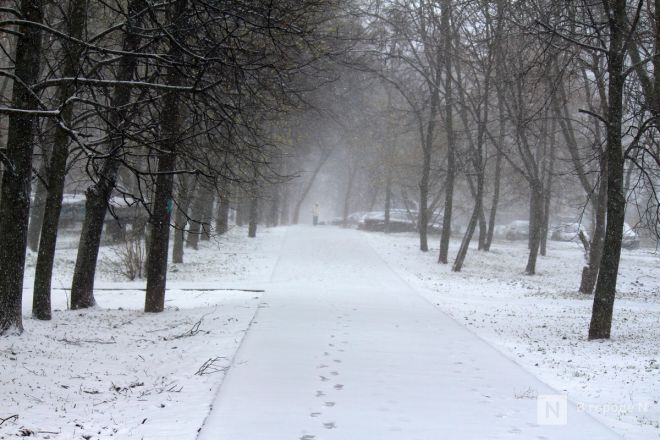 Апрельский апокалипсис в Нижнем Новгороде: фоторепортаж с улиц, заваленных снегом - фото 21