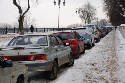 Обеспеченность парковочными местами в Нижнем Новгороде составляет всего 36%