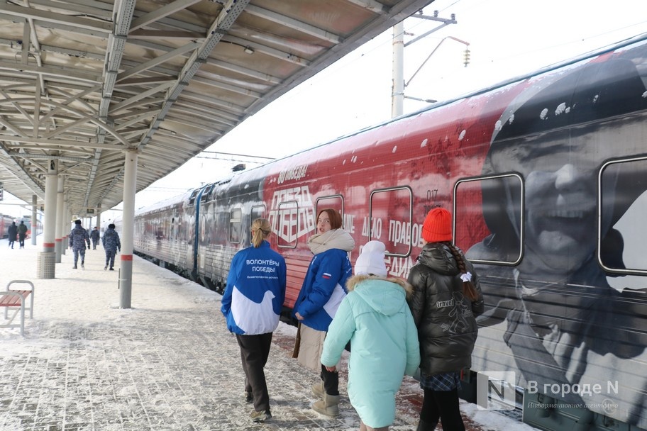 «Поезд Победы» приехал в Нижний Новгород: показываем, как он выглядит — фоторепортаж - фото 4