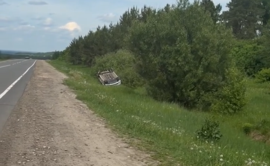 Два авто улетели в кювет на нижегородской трассе: есть пострадавшие - фото 1