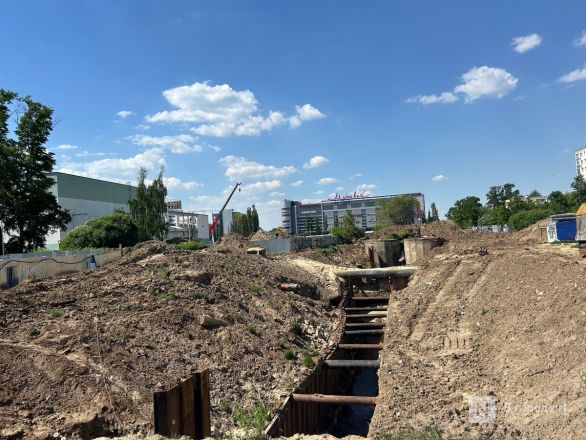 От метро до ИТ-кампуса: показываем, как сейчас выглядят самые важные стройки в Нижнем Новгороде - фото 82