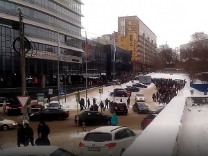 Центр международной торговли эвакуировали в Нижнем Новгороде
