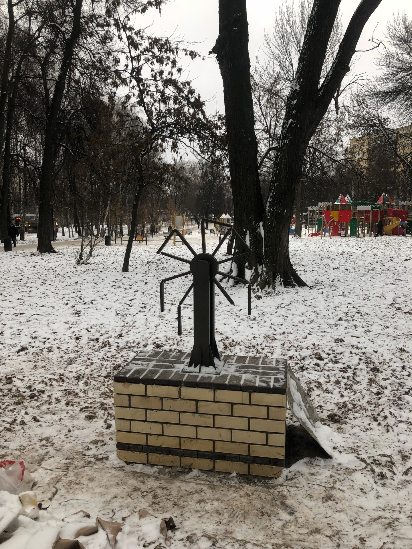 Сооружения в парке Кулибина Нижний Новгород