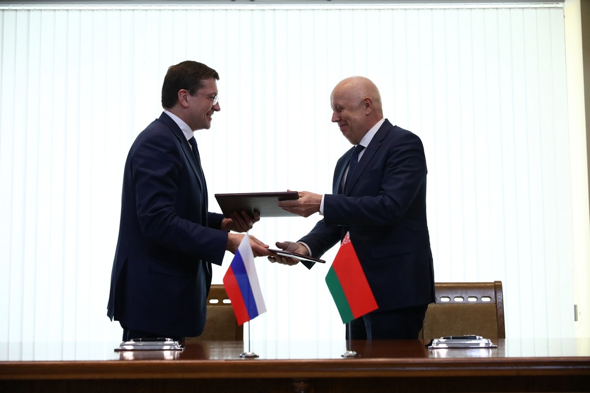 Соглашение о сотрудничестве подписали Нижегородская область и Республика Беларусь