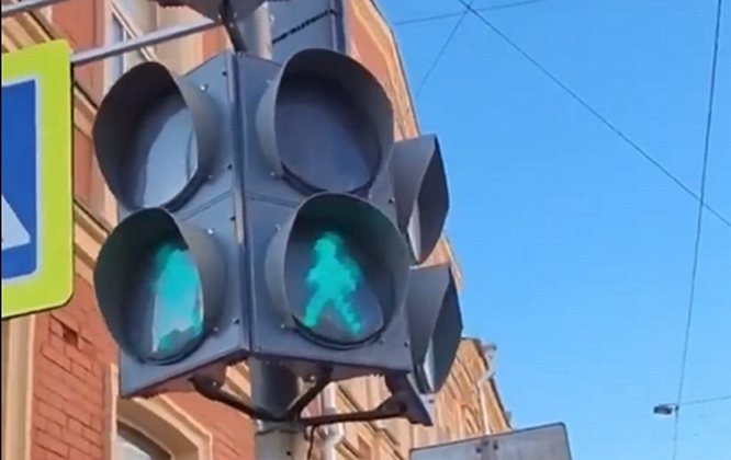 Диагональные светофоры заработали в Нижнем Новгороде