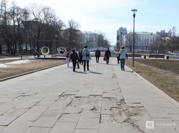 Опубликованы фото дефектов благоустройства в Нижнем Новгороде после зимы - фото 2