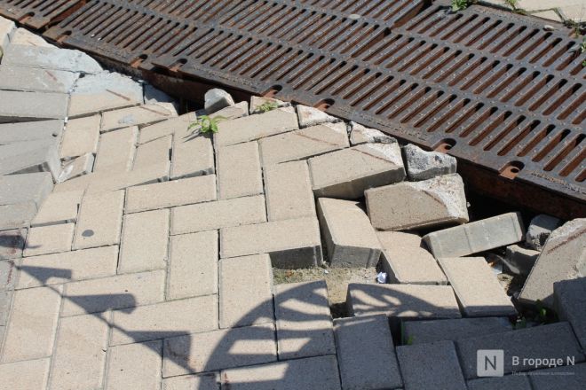 И снова провал: что не успели отремонтировать в Нижнем Новгороде после зимы — фоторепортаж - фото 118